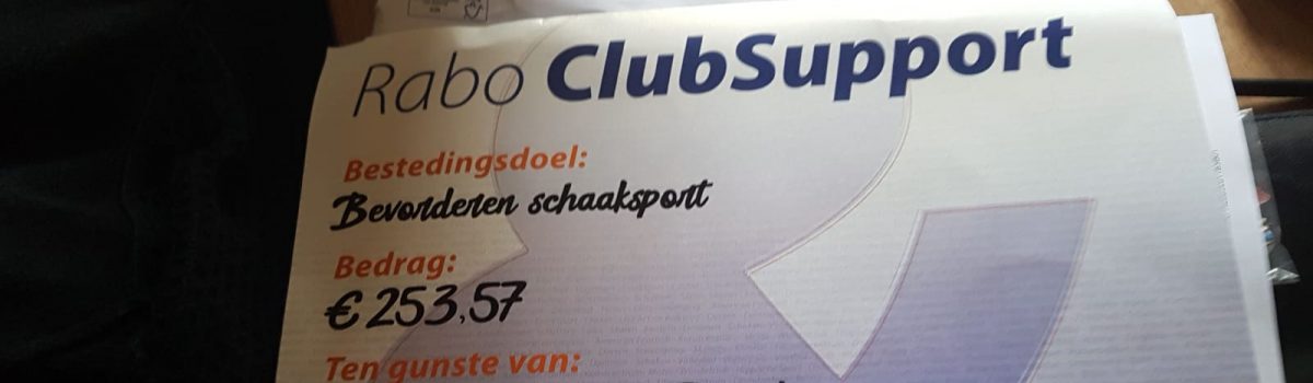 SV ’t Paardje dankt Rabo ClubSupport