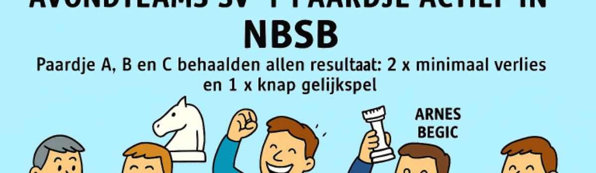 Avondteams SV ’t Paardje actief in NBSB