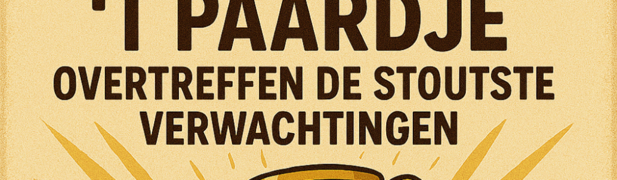 Avondteams ’t Paardje overtreffen de stoutste verwachtingen