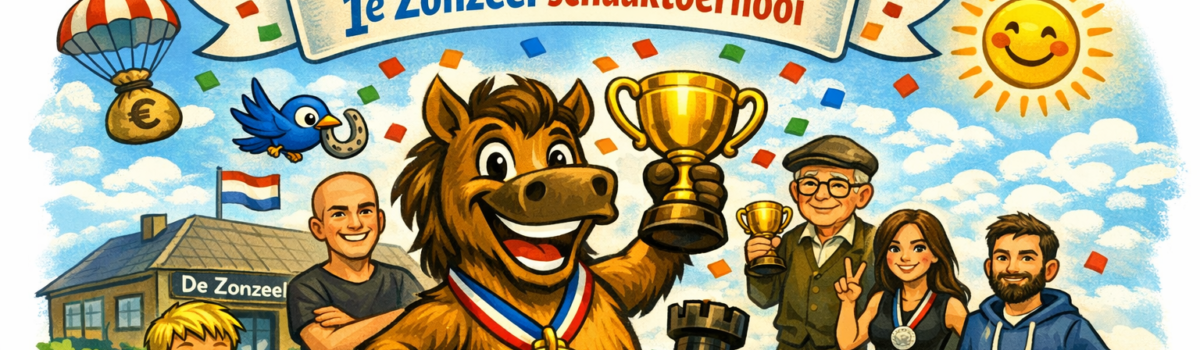 🐴 Sterke prestaties van ’t Paardje tijdens 1e Zonzeel schaaktoernooi!