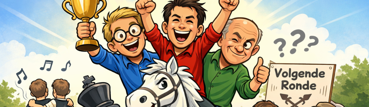 Titelkandidaten ’t Paardje pakken wederom de volle buit