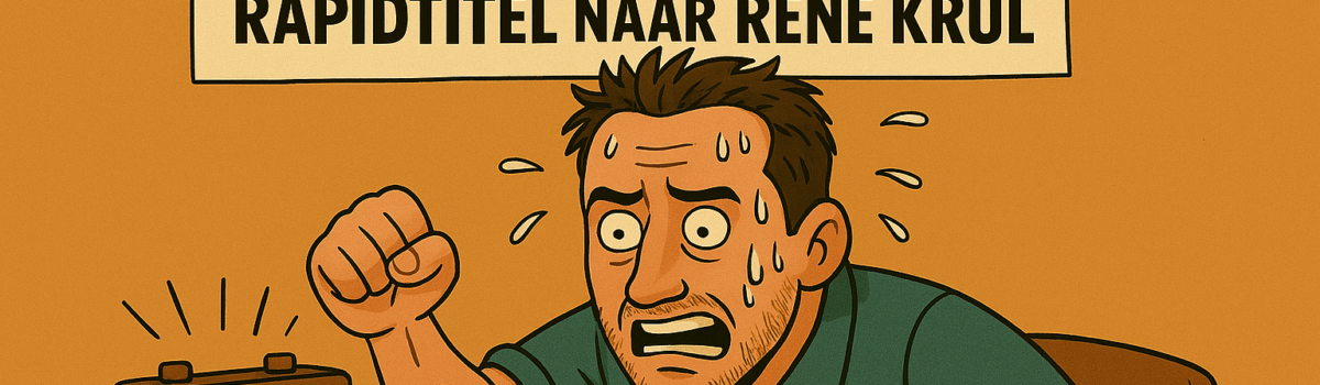 Rapidtitel Schaakvereniging ’t Paardje naar René Krul